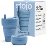 STOJO Pipetli Katlanabilir Su isesi (470mL, Steel)