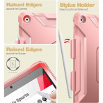 SURITCH Rugged iPad Klf(10.2 in)-Rose Gold