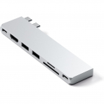 Satechi USB C Hub 7si 1 Arada Adaptr-Silver 