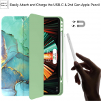 Soke Standl iPad Air Klf (13 in)-Emerald Marble 