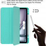 Soke iPad Pro 5/6.Nesil Klf (12.9 in)-Aqua
