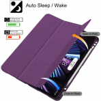 Soke iPad Pro 5/6.Nesil Klf (12.9 in)-Purple