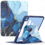 Soke Rotating 360 iPad 10.Nesil Klf (10.9 in)-Ocean Marble