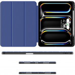 Soke Standl iPad Pro M4 Klf (13 in)-Navy
