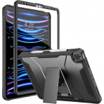 Soke Tam Korumal iPad Pro 6/5/4.Nesil Klf (12.9 in)-Black