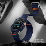 Suitisbest Stretchy Apple Watch Ultra 2.Nesil Kay-Navy Blue 