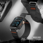 Suitisbest Stretchy Apple Watch Ultra 2.Nesil Kay-Deep Grey 