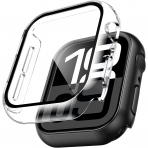 TAURI Apple Watch 10 46mm Bumper Klf-Black Clear