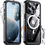 Temdan Apple iPhone 16 Pro Su Geirmez Klf -Black