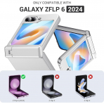 Temdan Kickstandl Galaxy Z Flip 6 Klf-Silver