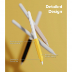 Rin gke Apple Pencil Pro Silikon Klf -Yellow