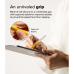 Rin gke Apple Pencil Pro Silikon Klf -Yellow