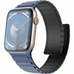 TiMOVO Apple Watch 10 46mm Manyetik Kay-Blue Black 