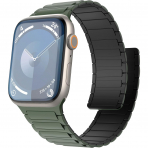 TiMOVO Apple Watch 10 46mm Manyetik Kay-Black Green