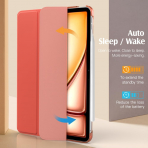 TiMOVO Standl iPad Air M2 Klf (11 in)-Coral Orange