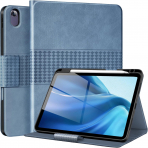 TiMOVO iPad Air 6.Nesil M2 Deri Klf (11 in)-Denim Gray