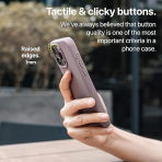 TineeOwl Manyetik iPhone 15 Pro Klf-Charcoal Gray