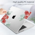 Tuiklol MacBook Pro Sert Kabuk Klf (14 in)-Luxury Flower 