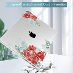 Tuiklol MacBook Pro Sert Kabuk Klf (14 in)-Luxury Flower 