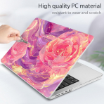 Tuiklol MacBook Pro Sert Kabuk Klf (14 in)-Pink Roses