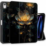 Tuiklol iPad Air 6.Nesil Slim Klf (11 in)-Lotus Flower 