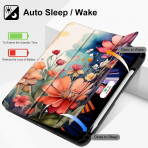 Tuiklol iPad Air 6.Nesil Slim Klf (11 in)-Flowers