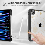 Tuiklol iPad Air/Pro M2 Slim Klf (12.9-13 in)-Moon And Star 