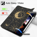 Tuiklol iPad Air/Pro M2 Slim Klf (12.9-13 in)-Moon And Star 