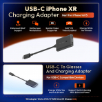 VITURE iPhone 16/15 in USB-C XR arj Adaptr