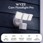 WYZE Floodlight Pro Akll Kamera -White