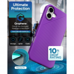 ZAGG Apple iPhone 16 Plus Luxe Snap Klf-Purple