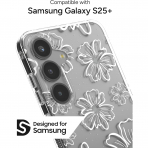 ZAGG Samsung Galaxy S25 Plus Milan Klf-Floral White 