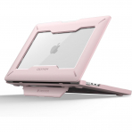 Dexnor MacBook Pro M4 Kickstandl Klf (16 in)-Pink