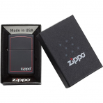 Zippo Krmz Bordrl Siyah Mat akmak