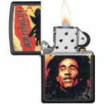 Zippo Bob Marley akmak (Mat Siyah)