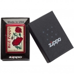 Zippo Red Poppy iekler akmak