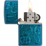 Zippo Renkli Buz Cerulean akmak 