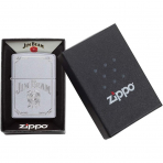 Zippo Jim Beam Saten Krom akmak