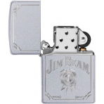 Zippo Jim Beam Saten Krom akmak