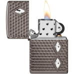 Zippo Elmas Desenli Siyah Buz akmak 