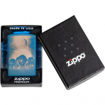 Zippo Parlak Mavi akmak