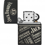 Zippo Jack Daniels Mat Siyah akmak