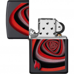 Zippo Krmz ve Siyah Girdap akmak