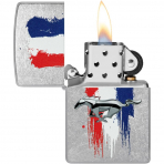 Zippo Krom Ford Mustang akmak