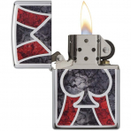 Zippo Ace Siyah akmak