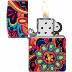 Zippo Renkli iek Mat akmak