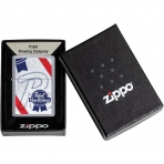 Zippo Pabst Blue Ribbon akmak (Gri)