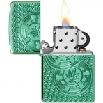 Zippo Armor Bitki Yeil akmak