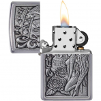 Zippo Kafatas ve Melek Amblemi akmak