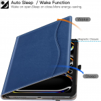 Ztotop Deri iPad Air 6.Nesil Klf (11 in)-Navy Blue